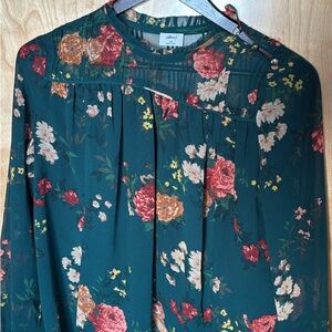 Wilfred Floral Green Blouse